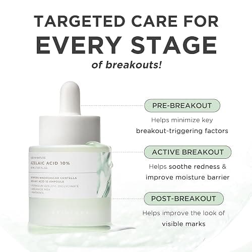 SKIN1004 Azelaic Acid 10% Ampoule, Hydrating Face Serum for Blemish-Prone & Irritated Skin, Soothing Care for Visible Marks with Centella, Niacinamide-Free, Korean Skin Care, 1.01 fl.oz / 30ml thumbnail 3