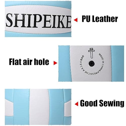 ABAJI Volleyball Official Ball Thicker PU Waterproof Anti-Explosion 15+ Years Kids Girls Boys Indoor Training Game Outdoor Sand Beach Pool Play Pump Needle thumbnail 5