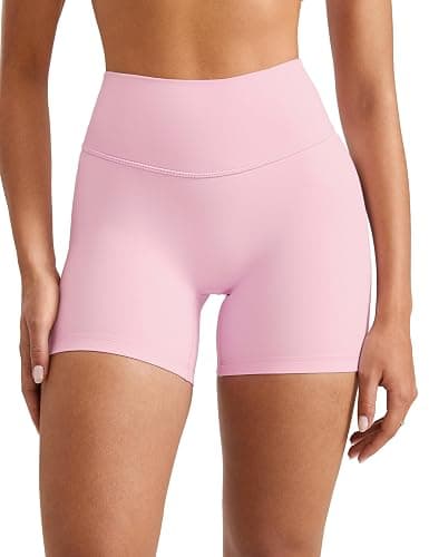 INGIA Womens High Waist No Front Seam Scrunch Butt Biker Shorts 5 Inches V-Back Scrunch Booty Gym Workouts - Image 1