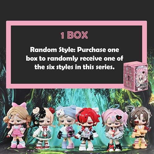 CALEMBOU Anime Blind Box Figure, Cute Missy Series Mystery Box Figure, Home Decoration Collectible PVC Figurine for Birthday Gifts(1PC) thumbnail 7