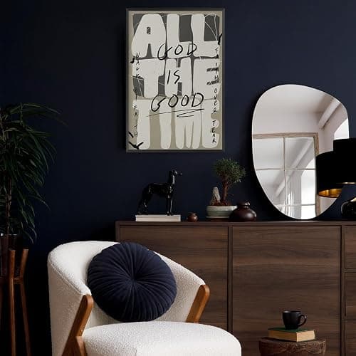 God Is Good All The Time Poster Vintage Christian Scripture Canvas Wall Art Modern Neutral Religious Aesthetic Pictures For Living Room Bedroom Church Wall Decor 12x16in Unframed thumbnail 6