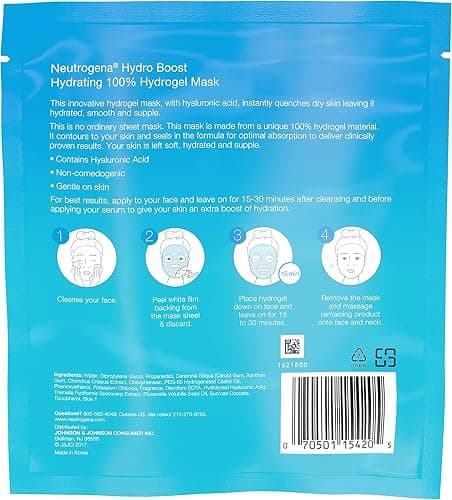 Neutrogena Hydro Boost Hydrating Hydrogel Mask, 1 Oz thumbnail 2