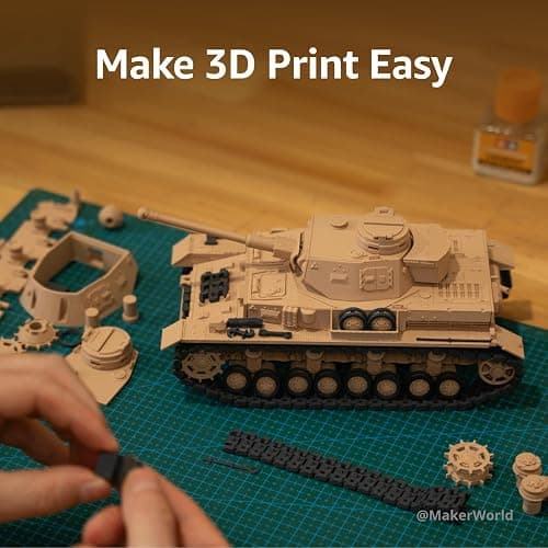 Bambu Lab A1 Mini 3D Printer, Support Multi-Color 3D Printing, Set Up in 20 Mins, High Speed & Precision, Full-Auto Calibration & Active Flow Rate Compensation, ≤48 dB Quiet FDM 3D Printers thumbnail 2