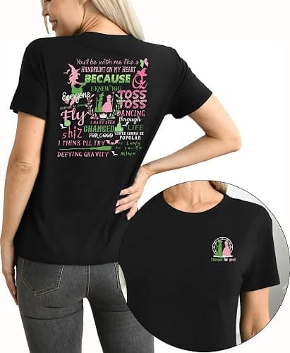 Musical Shirt for Women Tshirt Wizard Movie Fan Gifts Short Sleeve Casual Loose Tee Top thumbnail 5