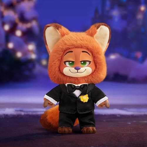 MINISO Disney Zootopia Soft New City Tour Series Vinyl Plush Toy Blind Box Cute Mystery Animal Figurines, Collectible Surprise Gift Figure Model Random Design for Home Decor Birthday Gifts, Single Box thumbnail 2