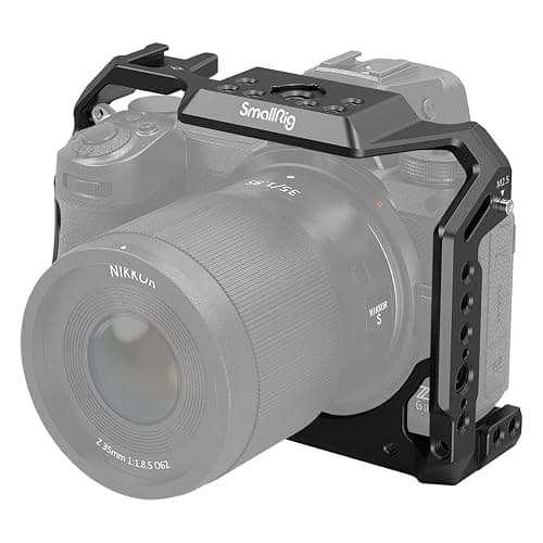 SmallRig Aluminum Alloy Cage for Nikon Z5 / Z6 / Z7 / Z6II / Z7II Camera with Built-in NATO Rail and Cold Shoe Mount for Microphone and Light 2926 - Image 1