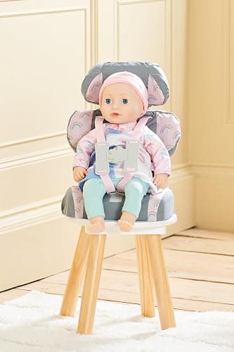 Casdon Grey Car Booster Seat. Dolls Car Booster Seat For Children Aged 3+. Suits Dolls Up To 35cm In Size thumbnail 2