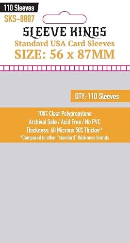 Sleeve Kings Standard USA Sleeves (56 x 87mm) 110 pzs - Image 1