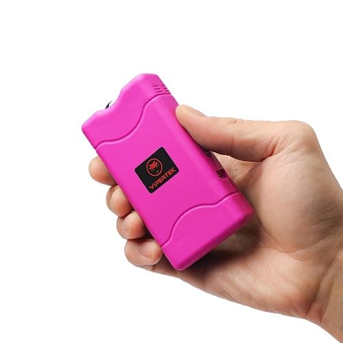 VIPERTEK VTS-880 Mini Stun Gun for Self Defense Rechargeable with LED Flashlight thumbnail 5