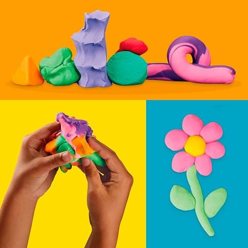 Play Doh Bulk Handout 42-Pack of 1-Ounce Modeling Compound Cans, Christmas Stocking Stuffer Gifts, Prizes, & Party Favors, Kids Arts & Crafts, Preschool Toys, Ages 2+ (Amazon Exclusive) thumbnail 4