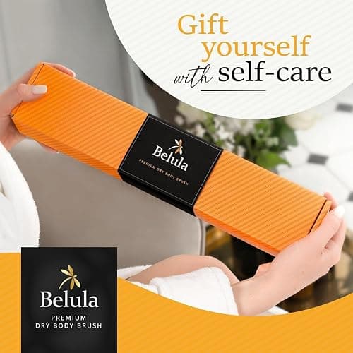 Belula Dry Brushing Body Brush Set - Natural Boar Bristle Body Brush, Exfoliating Face Brush & Bath Gloves - Ideal Dry Skin Brush for Lymphatic Drainage & Healthy Glowing Skin! thumbnail 7