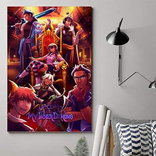 Fuwo Aphmau Anime Poster Mystreet Poster Canvas 90s Wall Art Room Aesthetic Posters 20x30inch(50x75cm) thumbnail 6