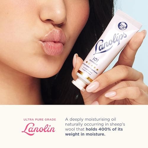 Lanolips 101 Ointment Multi-Balm Duo, Original Superbalm - Contains Pure Lanolin Oil for Smooth, Hydrated, & Healthy Lips - Natural Lip Balm for Dry Lips, Cuticles, & More (2-Pack, 0.52 oz each) thumbnail 3