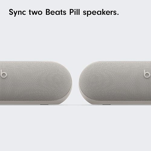 Beats Pill x Kim Kardashian - Wireless Bluetooth Speaker and Portable Charger via USB-C - Up to 24 Hours Battery Life, IP67 Water Resistant, Apple & Android Compatible, Built-in Mic – Light Gray thumbnail 7