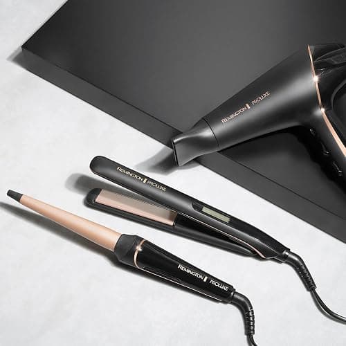 Remington Haartrockner Profi Ionen [2400W, 150km/h, 3 Stylingaufsätze] Proluxe (OPTIheat-Technologie für lang anhaltende Styling-Ergebnisse, Ionenpflege - Anti Frizz, langlebiger AC-Motor) AC9140B thumbnail 11