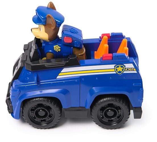 Paw Patrol, Chase’s Patrol Cruiser, Toy Car with Collectible Action Figure, Sustainably Minded Kids’ Toys for Boys & Girls Aged 3 and Up thumbnail 5