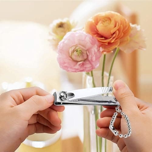 (6 Pack) Toe Nail Clippers Toenail Clippers and Fingernail Clipper Set, Premium Stainless Steel Ultra Sharp Sturdy Curved Edge Cutter Trimmer Finger Nail Clip for Adults Men Women Nail Cleaner thumbnail 2
