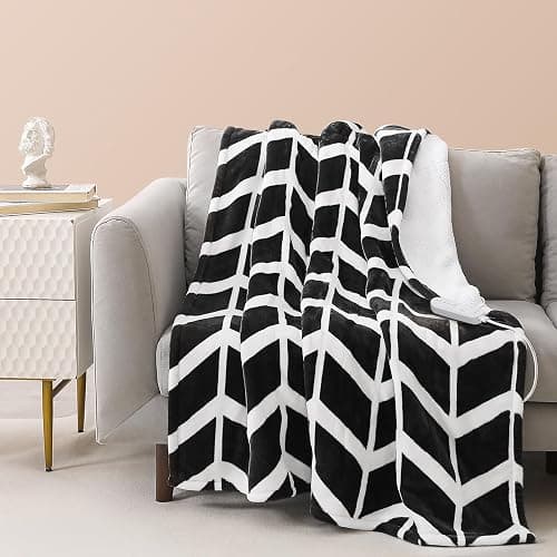 VENTIMI Electric Blanket Heated Throw, 50" x 60" Heated Blanket with 5 Heat Levels & 3 Hours Auto Off, Fast Heating Blankets with ETL & FCC Certification, Black - Image 1