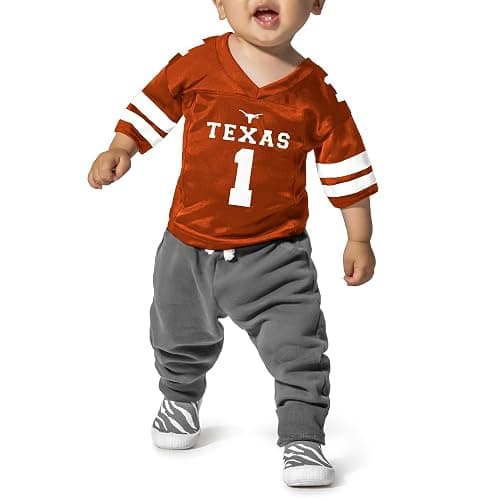 Little King NCAA Infant-Touchdown Pass-Team Football Jersey-Sizes 6 Months 12 Months 18 Months - Image 1