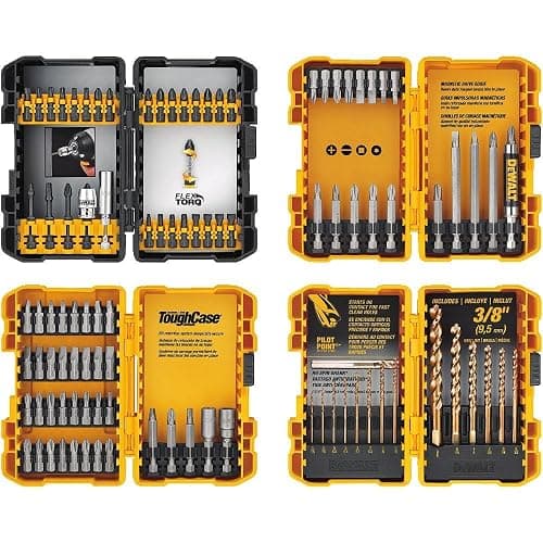DEWALT 20V MAX* Cordless Drill / Driver Kit with Screwdriver/Drill Bit Set, 100-Piece (DCD771C2 & DWA2FTS100) thumbnail 4