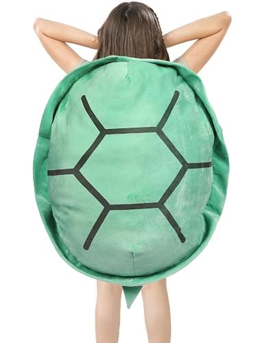 Rruonshully 40 Inch Wearable Turtle Shell Pillows Tortoise Shell Plush Turtle Stuffed Animal Dress Up Cushion Costume for Adlut - Image 1
