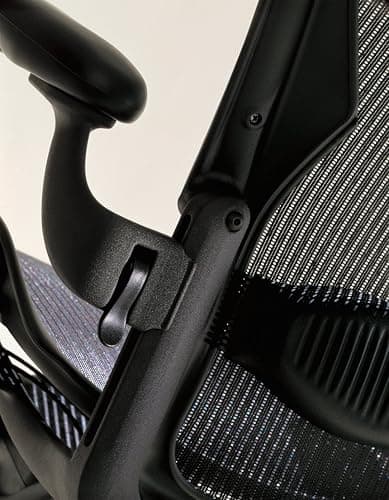 Herman Miller Embody Ergonomic Office Chair | Fully Adjustable Arms and Carpet Casters | Black Rhythm thumbnail 9