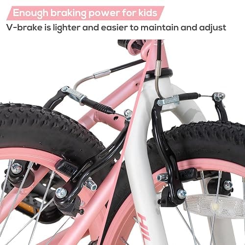 HILAND 20 Inch Kids' Bicycles Mountain Bike for Boys, Girls 5+ Years Old, Single Speed Kids Bicycles with Dual Handbrakes, Child Bike thumbnail 4