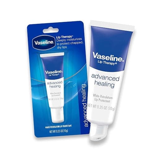 Vaseline Lip Therapy Advanced Healing 3-Pack – White Petroleum Moisturizing Lip Balm for Extremely Dry Lips, 0.35 Oz Ea thumbnail 7