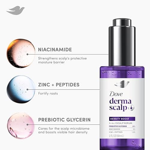 Dove Density Boost Scalp + Hair Therapy for Fullness Restore & Visible Hair Fullness, with Clinically Proven Skin Care Actives, 2 oz thumbnail 6