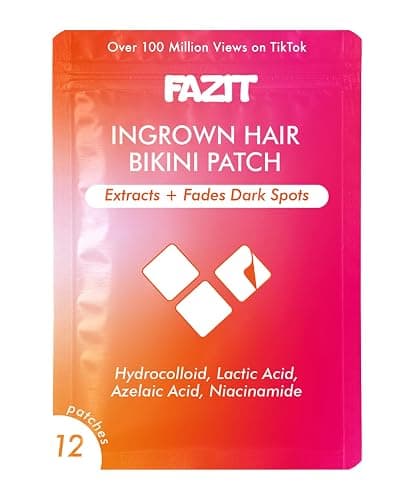 FAZIT Ingrown Hair Treatment Pads - Bikini Area and Private Intimate Hair Remover for Women - Image 1