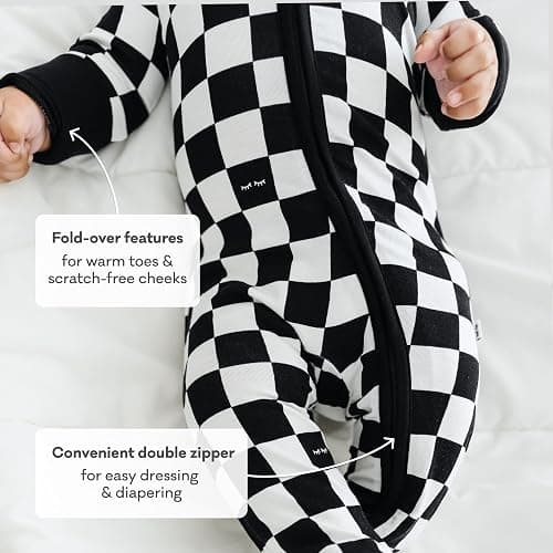 Little Sleepies Pajamas for Baby Boys & Girls, Viscose from Bamboo Baby Pajamas, Sleepers, 2-Way Zipper PJs thumbnail 6