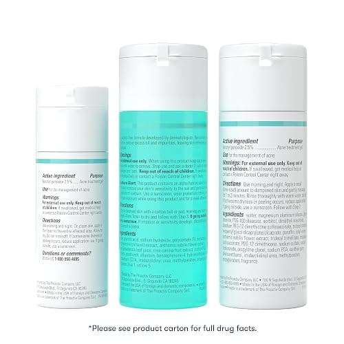 Proactiv 3 Step Acne Treatment - Benzoyl Peroxide Face Wash, Repairing Acne Spot Treatment for Face and Body, Exfoliating Toner - 30 Day Complete Acne Skin Care Kit thumbnail 2