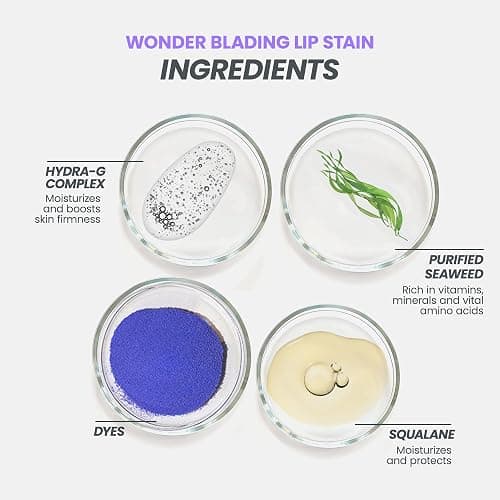 Wonderskin Wonder Blading All Day Lip Stain Peel Off Masque and Reveal Kit- Long Lasting, Waterproof Nude Lip Tint, Transfer Proof Natural Makeup Stain Kit (Whimsical) thumbnail 5