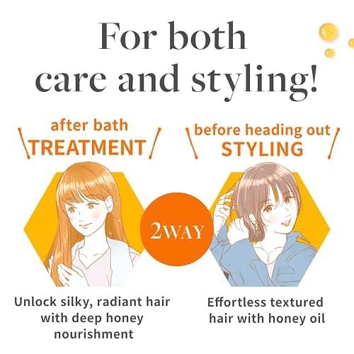 [Genuine Product] &honey Melty Moist Repair Hair Oil 100mL/3.38 Oz Sulfate-Free Moisturizing Hair Oil to help Tame Frizz and Waves Unique Blend of Honeys Argan Oil Frizzy Hair Japanese Hair Care thumbnail 6