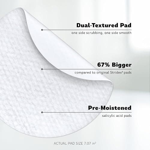 Stridex XL Face Body Pads, 90 Count - 90 Count (Pack of 1) thumbnail 5