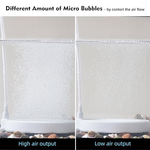 Rise Torrent Nano Air Stone with Case, Silent High-Oxygen Diffuser for Aquarium, Fish Tank & Hydroponics - 3 Inch White Small Bubble Diffuser Accessories (No Air Pump and Air Tube) thumbnail 7