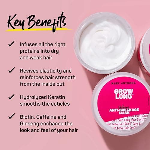 Marc Anthony Leave-In Conditioner Spray & Detangler, Grow Long Biotin & Grow Long Hair Mask, for Dry Damaged Hair, 10 Ounce thumbnail 6