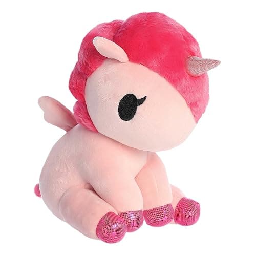 Aurora Enchanting ©Tokidoki Bellina Stuffed Animal - Bright & Colorful Design - Showpiece Plush - Pink 10 Inches thumbnail 4