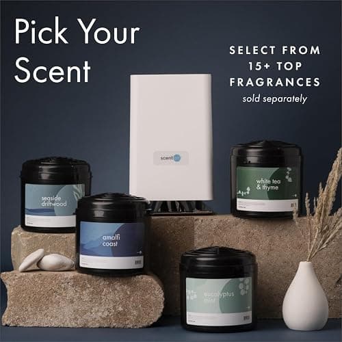 ScentAir Whisper Home | Diffuser Machine, Scents up to 800 Sq. Ft Room, Compatible with Alexa & Google, WiFi & Bluetooth Enabled, Cartridge Sold Separately, White thumbnail 9