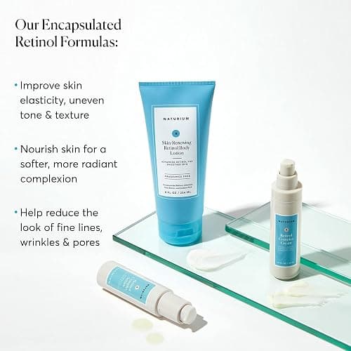 Naturium Skin-Renewing Retinol Body Lotion, Advanced Firming Anti-Aging Skin Care, with Encapsulated Retinol & Shea Butter, 8 oz thumbnail 6