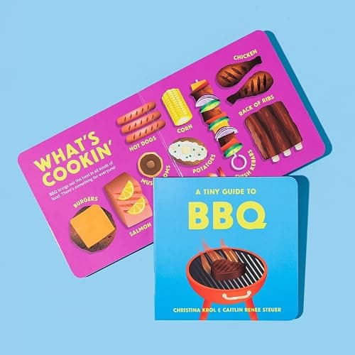 A Tiny Guide to BBQ: A Funny Foodie Board Book for Toddlers, Unique Baby Shower or First Birthday Gift, New Dad Summer Grilling & Outdoor Cooking Book for Kids thumbnail 6