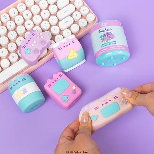 Hamee Pusheen The Cat [Gamer Girl Series] Cute Water Filled Squishy Toy [Birthday Gift Bags, Party Favors, Gift Basket Filler, Stress Relief Toys] – 1 Pc. (Mystery – Blind Capsule) thumbnail 5