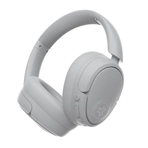 JLab JBuds Lux ANC Wireless Headphones, Cloud White, Hybrid Active Noise Cancelling, Customizable Sound, Spatial Audio Compatible, Premium Over-Ear Bluetooth Headset - Image 1