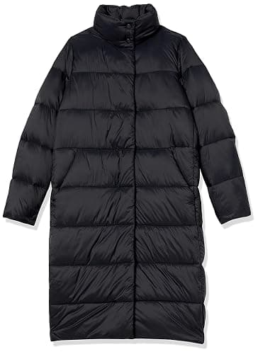 Amazon Essentials womens Lightweight Full-Zip Water-Resistant Long Cocoon Puffer Winter Coat thumbnail 4