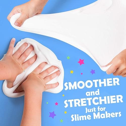 Original Stationery Soft Clay for Slime, 230 g (8.1 oz) White Foam Clay Add-in for Slime Making, Stretchy Air-Dry Butter Texture, Birthday Craft Gift for Kids thumbnail 2