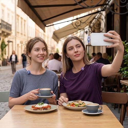 DJI Mic Mini 2 (2 TX + 1 Mobile RX + Charging Case), Lavalier Wireless Vlogging Mic for iPhone/Android/Camera, Bluetooth Microphone, Plug-and-Play, 90h Battery, Streaming, Noise Cancelling thumbnail 9