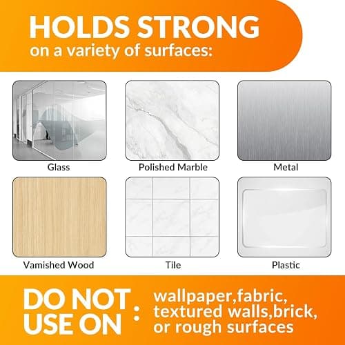 Kalami 6 Pack Vinyl Record Holder Wall Mount No Drill, Self Adhesive Acrylic Record Shelf Display Racks for LP Album Covers CD Book Pictures thumbnail 5