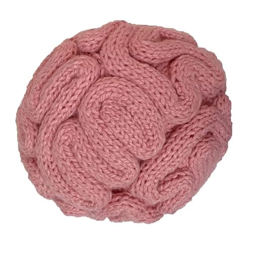 BIBITIME Unisex Handmade Knitted Brain Beanie Cap Halloween Hat thumbnail 8