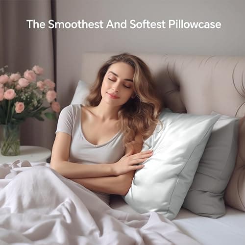 Light Grey Silk Pillow Cases thumbnail 9