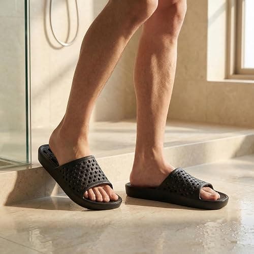 clootess Shower Shoes Slide for Men and Women thumbnail 2